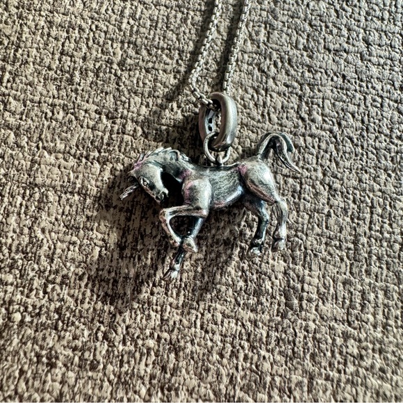 Kendra Scott Unicorn Necklace, Antique Silver - Picture 5 of 5